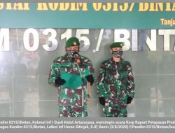 Kasdim 0315/Bintan Letkol Horas Sitinjak, Pindah Tugas ke Mabesad