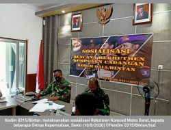 Negara Genting, Komcad Matra Darat Rekrut Warga Sipil