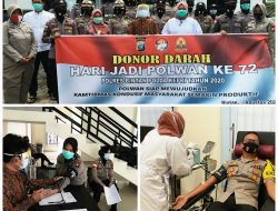 Berbagi Kasih Jelang HUT Polwan, Polres Bintan Gelar Donor Darah