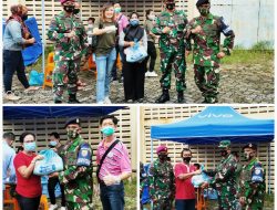 Lantamal IV Dampingi Distribusi Sembako Yayasan BBL untuk Masyarakat