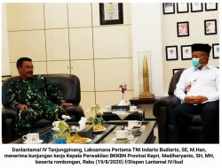 Wujud Sinergitas BKKBN Kepri Kunjungi Lantamal IV