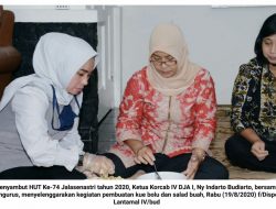 Tambah Keterampilan, Korcab IV DJA I Buat Kue Bolu dan Salad Buah