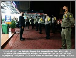 Polres Tanjungpinang melalui 2 Polsek dan Satpol PP Gelar Patroli Gabungan