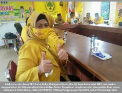 Dewi Mundur Demi Regenerasi Golkar Bintan