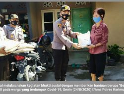 Polsek Balai Salurkan “Beras Polri” pada Warga