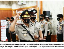 Fettermen Jabat Kapolsek Kundur, Ini Pesan Kapolres