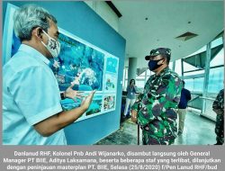 Jalin Silahturahmi Danlanud RHF Kunjungi PT BIIE Lobam