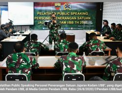 Pangdam I/BB Apresiasi Pelatihan Public Speaking Personel Penerangan Satuan Jajaran Kodam I/BB