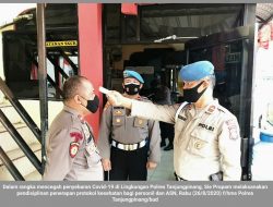 Tindaklanjuti Inpres dan Perintah Wakapolri, Sie Propam Polres Tanjungpinang Terapkan Protokol Kesehatan