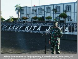 Jelang Sertijab, Asintel Danlantamal IV Berikan Pengarahan pada Prajurit dan PNS