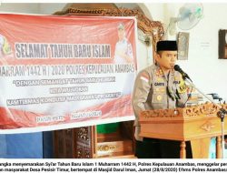 Semarakan Tahun Baru Islam, Polres Anambas Gelar Pengajian