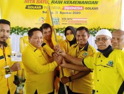 Antusias di Musda II Golkar, Kader Serukan Yel-yel Aliong Mus Lanjutkan