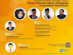 Kawal dan Persiapkan Pilkada Selayar 2020 Bawaslu, Ramu Konsep Diskusi Daring