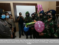 Wan TNI Datangi Mapolres Tanjungpinang, IPTU Raisa Terkejut