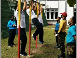 Fisik Prajurit dan PNS Lantamal IV Dites Garjas