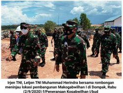 Irjen TNI Tinjau Sarpras Makogabwilhan I di Dompak