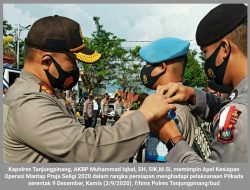 Kapolres Tanjungpinang Pimpin Apel Kesiapan Pengamanan Pemilu 2020