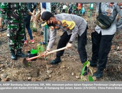 Kapolres Bintan Hadiri Kegiatan Tanam 5500 Bibit Pohon di Sei Jeram