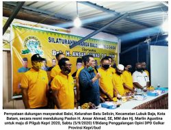 Deklarasi Warga Baloi, Dukung Ansar-Marlin