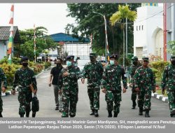 Wadanlantamal IV Hadiri Penutupan Latihan Perang Ranjau 2020