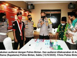 GMNI Audiensi dengan Polres Bintan