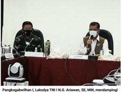 Pangkogabwilhan I Dampingi Kepala BNPB dalam Konferensi Pers “Pengoperasian Tower 5”