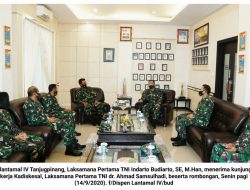 Danlantamal IV Terima Kunjungan Kerja Kadiskesal