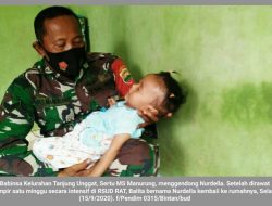 Nurdella Pulang ke Rumah, Evi: Terima Kasih Pak Babinsa, Pak Lurah dan Semua yang Membantu