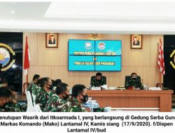 Danlantamal IV Pimpin Pembacaan Taklimat Akhir Penutupan Wasrik Itkoarmada I