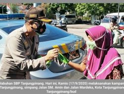 Polsek Kawasan Pelabuhan SBP Kampanye 1000 Masker