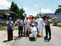 Video: Cegah Covid-19, Polsek Tanjungpinang Timur Semprotkan Disinfektan dengan Pick Up Modifikasi