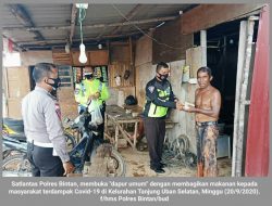 Buka “Dapur Umum” Satlantas Polres Bintan Bagikan Makanan di Tanjung Uban Selatan