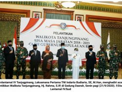 Danlantamal IV Hadiri Pelantikan Walikota Tanjungpinang