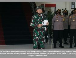 Danlantamal IV Hadiri Apel Gelar Pasukan Operasi Mantap Praja Seligi-2020