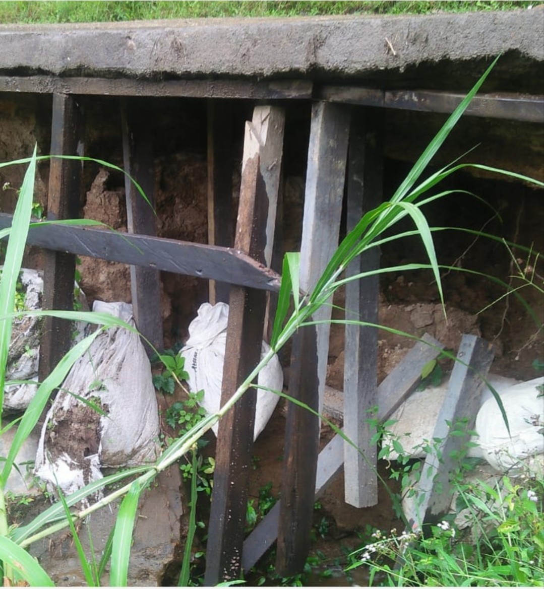 Kondisi jalan jorrong Lurah Dalam