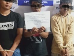 “Tertangkap tangan” Tiga pria lagi pesta Narkoba di Koto nan Empat