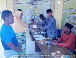 Masuk Tahap II, Pemdes Maluli “Berhasil” Salurkan BLT-DD Ke 31 KK