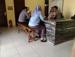 Cegah Covid -19, Polsek Tambang Tindak Tegas Bagi Pengunjung Tak Pakai Masker