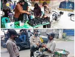 Lagi, Polsek Tanjungpinang Timur Bagikan Makanan melalui Dapur Umum untuk Masyarakat