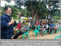 Diberi Amanah menjadi Gubernur, Ansar akan Mendata Seluruh Pulau dan Desa yang Belum Terjangkau Listrik dan Telekomunikasi