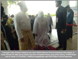 Ansar-Marlin Datang ke DPRD Kepri Pukul 09.40 WIB