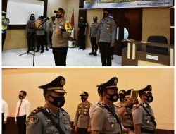 AKBP Iqbal Pimpin Sertijab Kapolsek KKP SBP dan Kasat Lantas