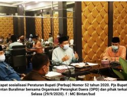 Pjs Bupati Bintan Bahas Perbup Nomor 52/2020