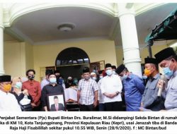 Wakil Ketua DPRD Bintan Wafat, Buralimar Sampaikan Bela Sungkawa