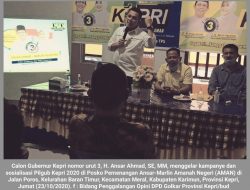 Jadi Gubernur, Ansar Ahmad: APBD Harus Dihemat Biar Kebutuhan Masyarakat Terpenuhi