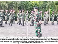 Asops Danlantamal IV Ingatkan Prajurit dan PNS untuk Bijak Bermedsos