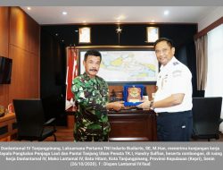 Danlantamal IV Terima Kunjungan Kerja Kepala Pangkalan Penjaga Laut dan Pantai Tanjung Uban