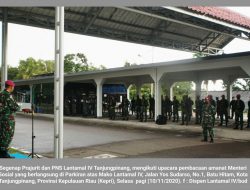 Hari Pahlawan : Dandenma Lantamal IV Bacakan Amanat Menteri Sosial RI