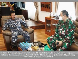 Lantamal IV Dapat Bantuan Masker KN 95 dari Kemenhan RI