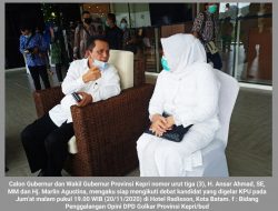Ansar-Marlin Siap Lahir Batin Lakukan Debat Kandidat